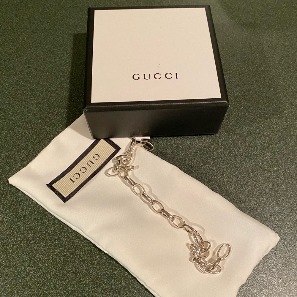 Gucci find silver bracelet